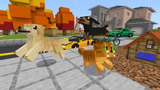 Screenshot of the Minecraft Bedrock Marketplace product Cats and Dogs created by Mine-North.