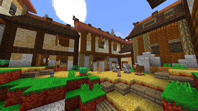 Screenshot of the Minecraft Bedrock Marketplace product Color Craft Texture Pack created by Mine-North.