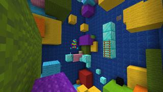 Screenshot of the Minecraft Bedrock Marketplace product Color Jump created by Mine-North.