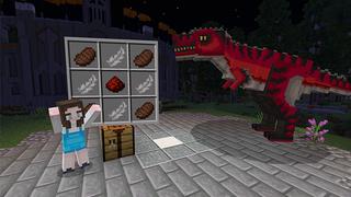 Screenshot of the Minecraft Bedrock Marketplace product Craftable Dinosaurs created by Mine-North.