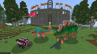 Screenshot of the Minecraft Bedrock Marketplace product Craftable Dinosaurs created by Mine-North.