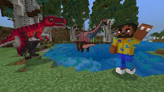 Screenshot of the Minecraft Bedrock Marketplace product Craftable Dinosaurs created by Mine-North.