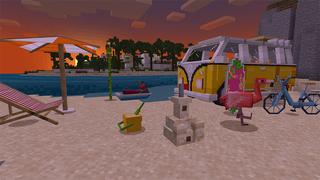 Screenshot of the Minecraft Bedrock Marketplace product Craftable Furniture Island created by Mine-North.