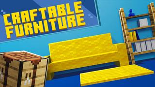 Thumbnail of the Minecraft Bedrock Marketplace product Craftable Furniture created by Mine-North.