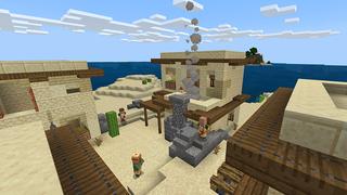 Screenshot of the Minecraft Bedrock Marketplace product Craftable Village created by Mine-North.