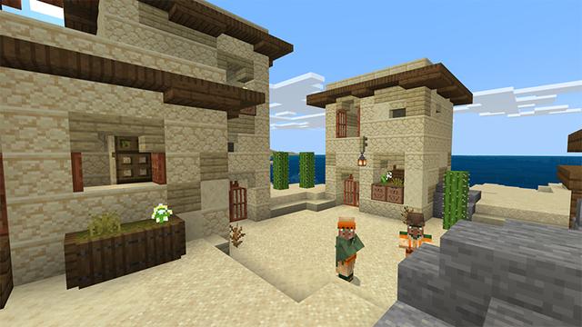 Screenshot of the Minecraft Bedrock Marketplace product Craftable Village created by Mine-North.