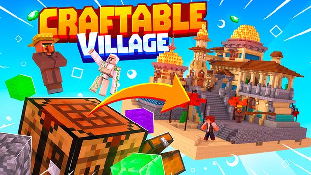 Thumbnail of the Minecraft Bedrock Marketplace product Craftable Village created by Mine-North.