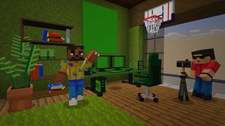 Screenshot of the Minecraft Bedrock Marketplace product Creeper Mansion created by Mine-North.