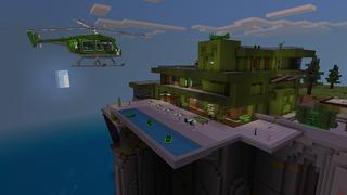 Screenshot of the Minecraft Bedrock Marketplace product Creeper Mansion created by Mine-North.