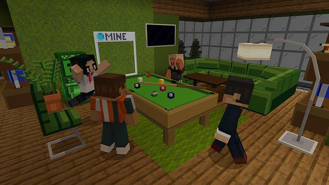 Screenshot of the Minecraft Bedrock Marketplace product Creeper Mansion created by Mine-North.