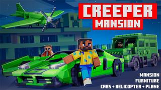 Thumbnail of the Minecraft Bedrock Marketplace product Creeper Mansion created by Mine-North.