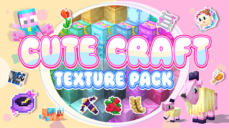 Thumbnail of the Minecraft Bedrock Marketplace product Pacote de Texturas Cute Craft created by Mine-North.