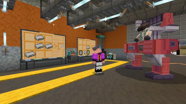 Screenshot of the Minecraft Bedrock Marketplace product Cyberpunk Bikes created by Mine-North.