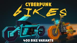 Thumbnail of the Minecraft Bedrock Marketplace product Bicicletas Cyberpunk created by Mine-North.