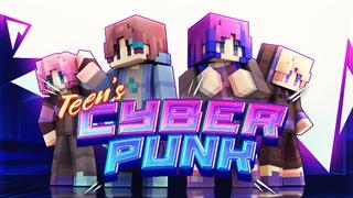 Thumbnail of the Minecraft Bedrock Marketplace product Cyberpunk Teens created by Mine-North.