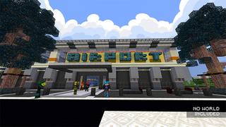 Screenshot of the Minecraft Bedrock Marketplace product Cyberpunk Texture Pack created by Mine-North.