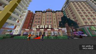 Screenshot of the Minecraft Bedrock Marketplace product Cyberpunk Texture Pack created by Mine-North.