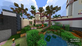 Screenshot of the Minecraft Bedrock Marketplace product Cyberpunk Texture Pack created by Mine-North.