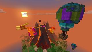 Screenshot of the Minecraft Bedrock Marketplace product Dinosaur Town created by Mine-North.