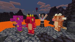 Screenshot of the Minecraft Bedrock Marketplace product Dinosaur Town created by Mine-North.