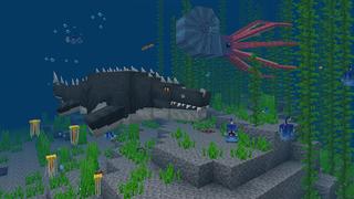 Screenshot of the Minecraft Bedrock Marketplace product Dinosaur World created by Mine-North.