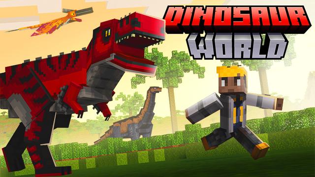 Thumbnail of the Minecraft Bedrock Marketplace product Mundo dos Dinossauros created by Mine-North.