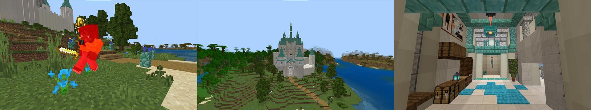 Panorama of the Minecraft Bedrock Marketplace product Don’t touch the Blue! created by Mine-North.