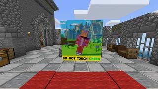 Screenshot of the Minecraft Bedrock Marketplace product Don't touch the color green! created by Mine-North.