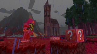 Screenshot of the Minecraft Bedrock Marketplace product Don’t touch the color red! created by Mine-North.