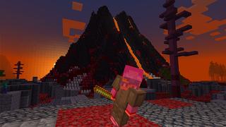 Screenshot of the Minecraft Bedrock Marketplace product Don’t touch the color red! created by Mine-North.