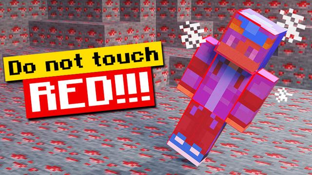 Thumbnail of the Minecraft Bedrock Marketplace product Don’t touch the color red! created by Mine-North.