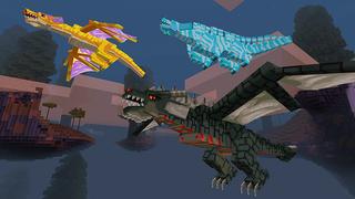 Screenshot of the Minecraft Bedrock Marketplace product Dragon SkyBlock created by Mine-North.