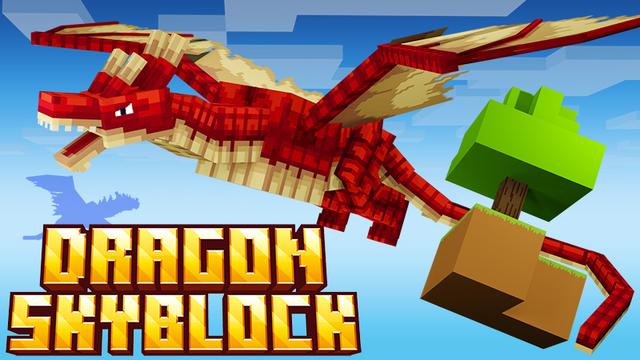 Thumbnail of the Minecraft Bedrock Marketplace product Dragón SkyBlock created by Mine-North.