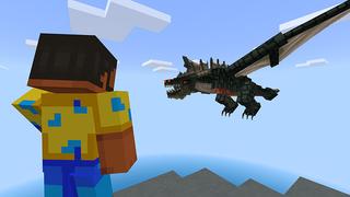 Screenshot of the Minecraft Bedrock Marketplace product Dragon World created by Mine-North.