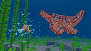 Screenshot of the Minecraft Bedrock Marketplace product Dragon World created by Mine-North.