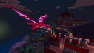Screenshot of the Minecraft Bedrock Marketplace product Dragon World created by Mine-North.