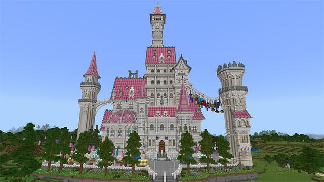 Screenshot of the Minecraft Bedrock Marketplace product Dream Castle created by Mine-North.