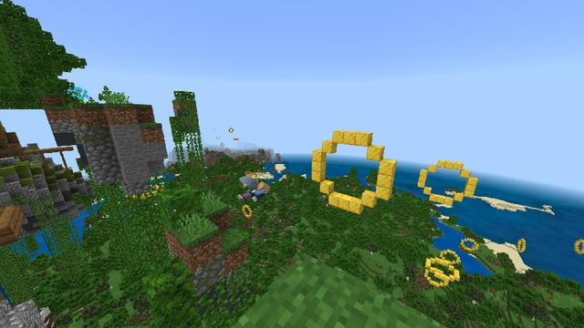 Screenshot of the Minecraft Bedrock Marketplace product Elytra Sky created by Mine-North.