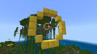 Screenshot of the Minecraft Bedrock Marketplace product Elytra Sky created by Mine-North.