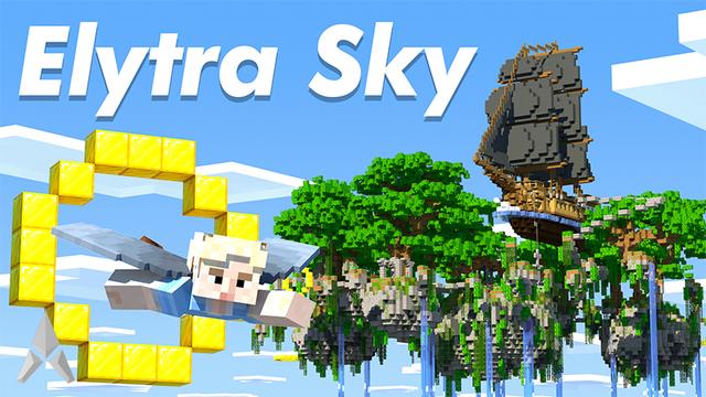 Thumbnail of the Minecraft Bedrock Marketplace product Cielo de Elytra created by Mine-North.