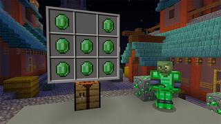 Screenshot of the Minecraft Bedrock Marketplace product Emerald Tools created by Mine-North.