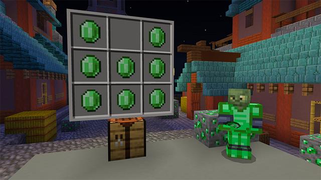 Screenshot of the Minecraft Bedrock Marketplace product Emerald Tools created by Mine-North.