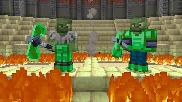 Screenshot of the Minecraft Bedrock Marketplace product Emerald Tools created by Mine-North.