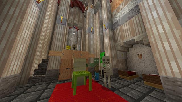 Screenshot of the Minecraft Bedrock Marketplace product Enchanted Texture Pack created by Mine-North.