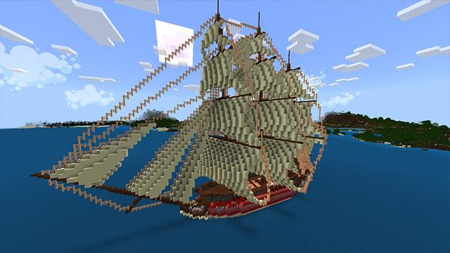 Screenshot of the Minecraft Bedrock Marketplace product Enchanted Texture Pack created by Mine-North.