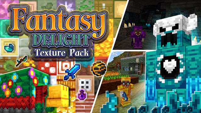 Thumbnail of the Minecraft Bedrock Marketplace product Fantasy Delight Texture Pack created by Mine-North.