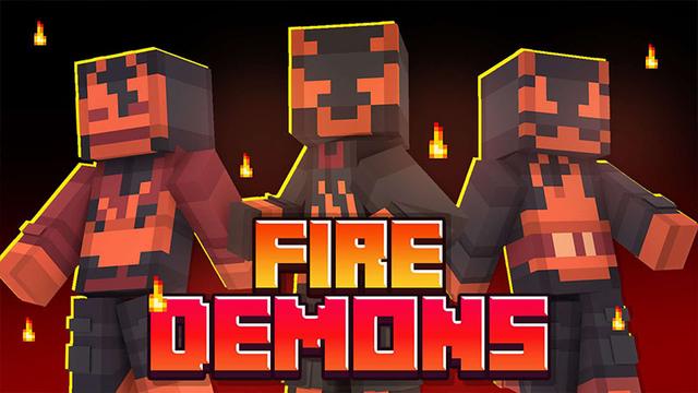 Thumbnail of the Minecraft Bedrock Marketplace product Fire Demons created by Mine-North.