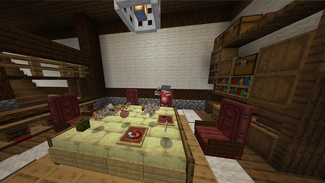 Screenshot of the Minecraft Bedrock Marketplace product Food Expansion created by Mine-North.