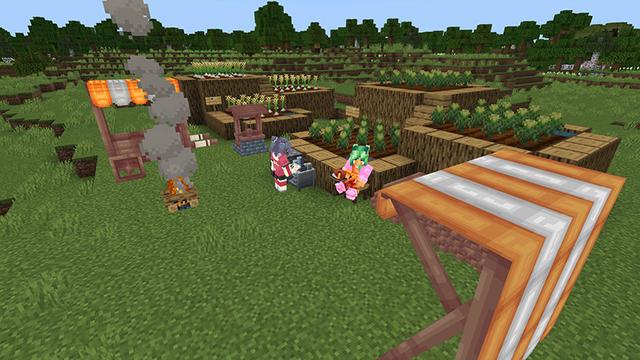 Screenshot of the Minecraft Bedrock Marketplace product Food Expansion created by Mine-North.