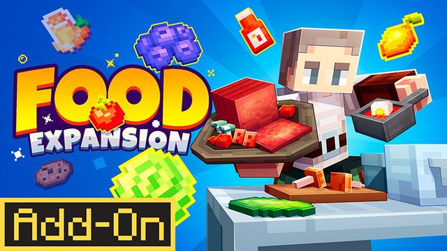 Thumbnail of the Minecraft Bedrock Marketplace product Food Expansion created by Mine-North.